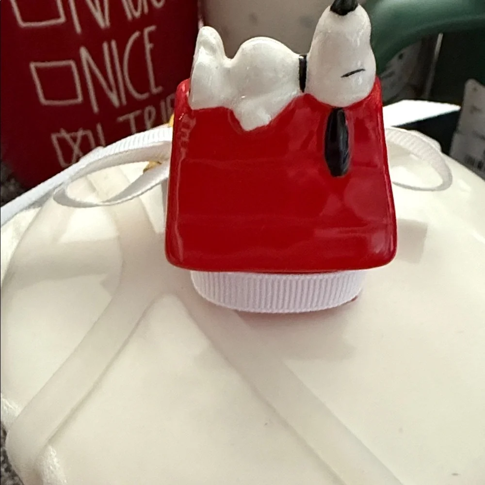 Rae Dunn Snoopy Ceramic Jar with home sweet home - Picture 3 of 5